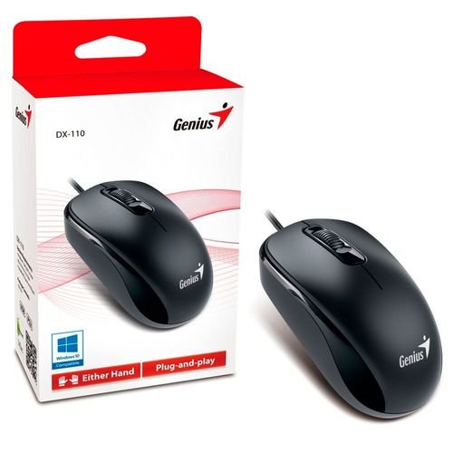 Mouse USB Genius DX-110 Color Negro