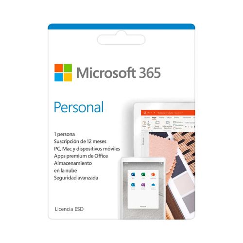 Licencia Microsoft 365 Personal ESD 1 Año