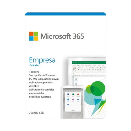 Licencia Microsoft 365 Empresa Estándar ESD 1 Año
