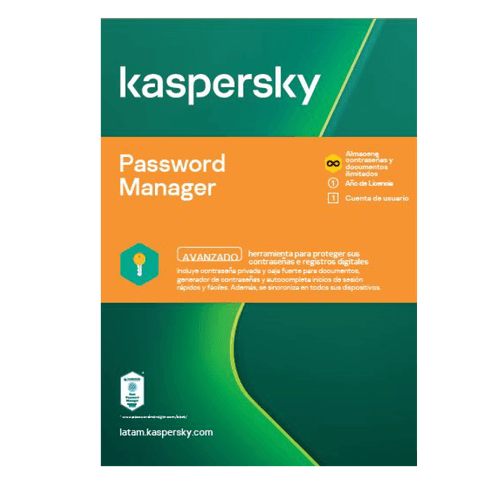 Licencia Kaspersky Cloud Password Manager 1 Dispositivo 1 año