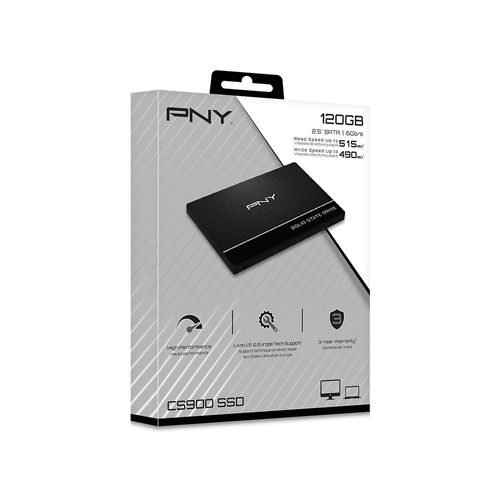 Disco Estado Solido Pny Cs900 120gb 2.5 Sata
