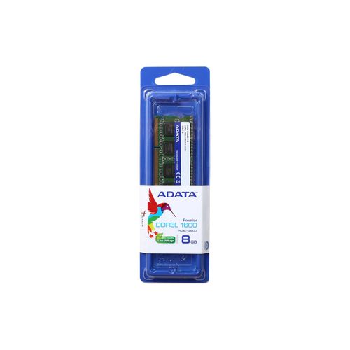 Memoria Ram 8gb Ddr3l Adata Para Portatil 1600