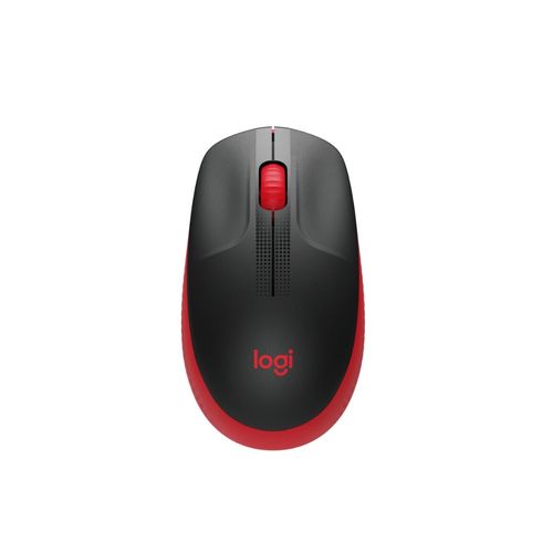 Mouse Logitech M190 Inalambrico Negro-rojo