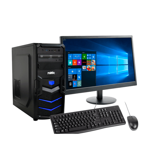 Equipo Power Group G9340d Core I3 9100 4gb 1tb Mon Asus 22