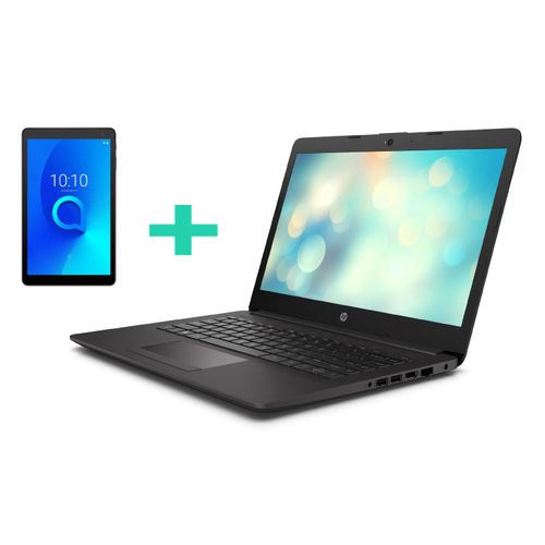 Portatil Hp 240 G7 Celeron N4020  8gb 1tera Linux + Tablet Alcatel