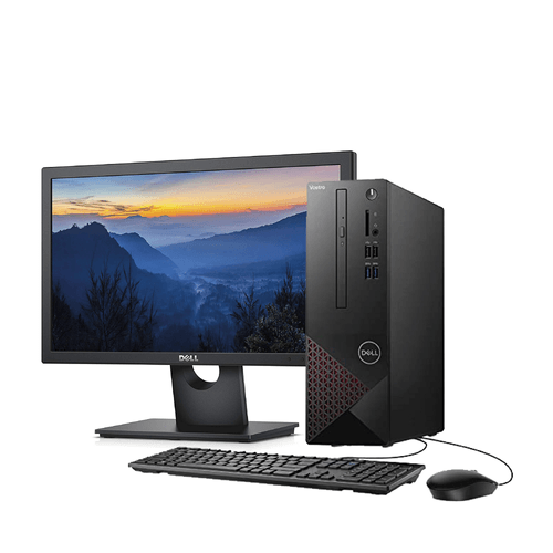Equipo Dell Vostro Sff 3681 Core I3-10100 4gb 1tb Linux + Monitor de 18.5