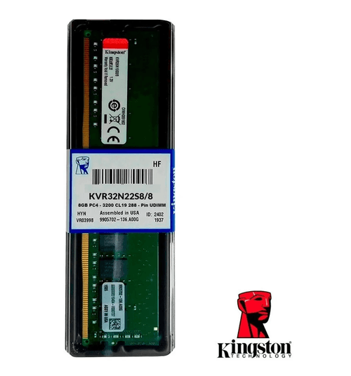 Memoria Ram Kingston 8gb Ddr4 3200mhz Para PC Escritorio